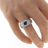 Anello Fanton Gioielli Donna ANELLI ZAFFIRO in Oro bianco Zaffiro 0.87 Ct ANOR-228-52 - ANOR-228-52